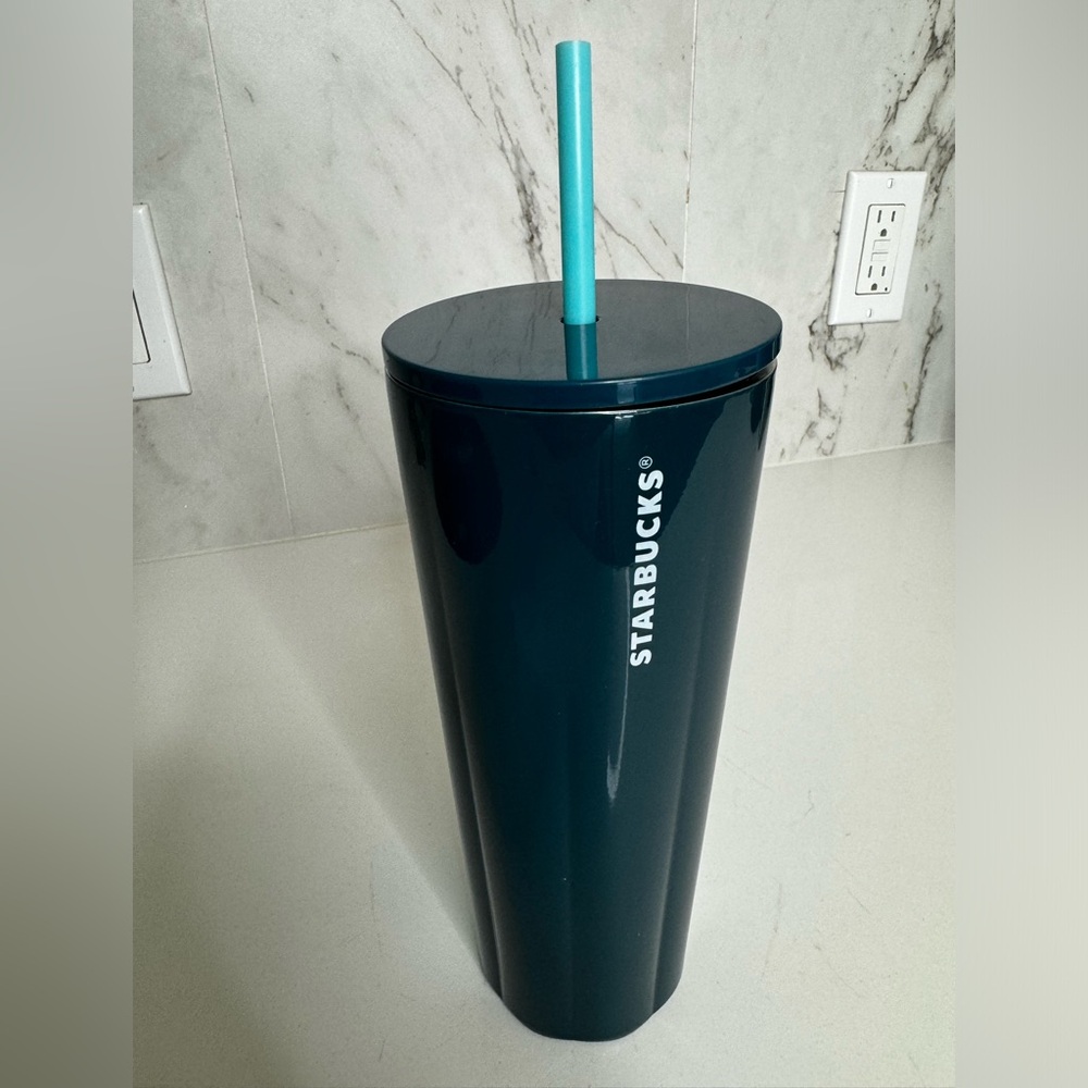 Brand New Blue Starbucks Tumbler